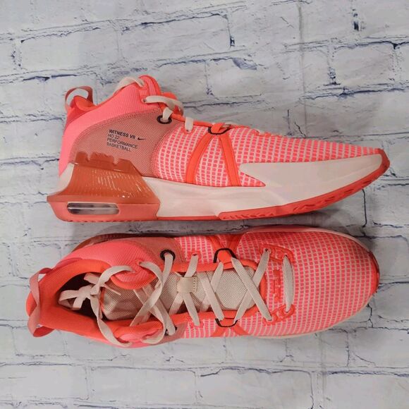 Nike MENS SIZE 17 Lebron Witness 7 Basketball Shoes DM1123-600 Bright Crimson - Picture 6 of 10